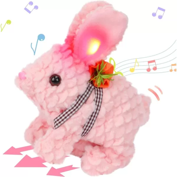 LED Ears Carrot Bunny-Pink