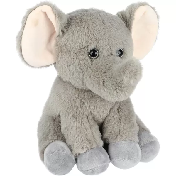 Hopearl Adorable Plush Calf Elephant Toy Floppy Elephish Ultra Soft Stuffed Animal for Boys Girls Kids Toddlers Grey 95