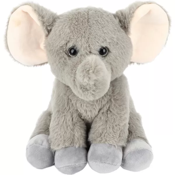 Hopearl Adorable Plush Calf Elephant Toy Floppy Elephish Ultra Soft Stuffed Animal for Boys Girls Kids Toddlers Grey 95