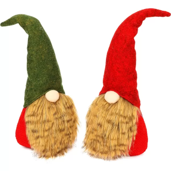 Hopearl 2 Pcs Christmas Gnome Plush Swedish Tomte Nisse Handmade Elf Figurines Home Desktop Collectible Doll Stuffed Decor Holiday Party Supplies Table Ornament 14Hopearl 2 Pcs Christmas Gnome Plush Swedish Tomte Nisse Handmade Elf Figurines Home Desktop Collectible Doll Stuffed Decor Holiday Party Supplies Table Ornament 14