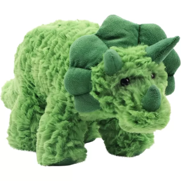 Hopearl Adorable Plush Frog Toy Floppy Ultra Soft Stuffed Animal for Boys Girls Kids Toddlers Green 1507 Green Triceratops