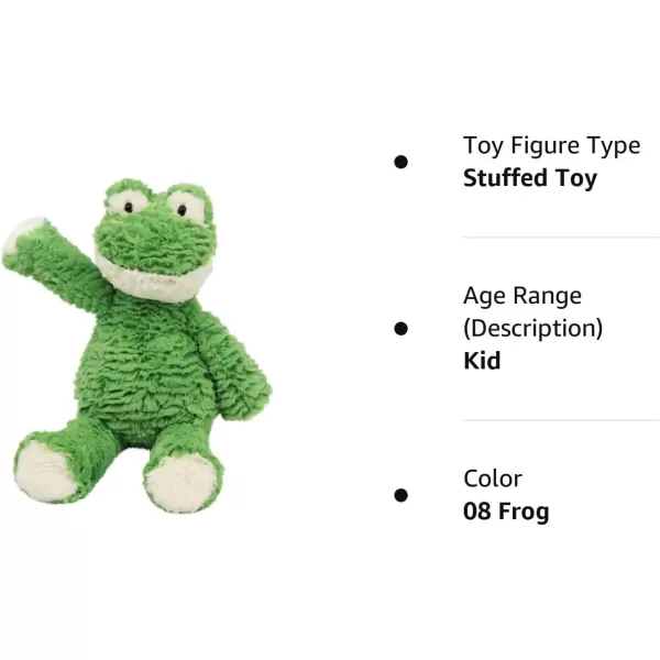 Hopearl Adorable Plush Frog Toy Floppy Ultra Soft Stuffed Animal for Boys Girls Kids Toddlers Green 1510 Frog