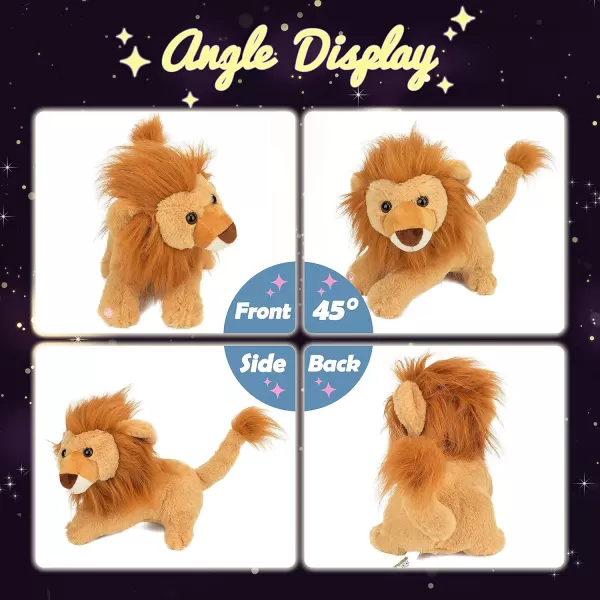 Hopearl LED Plush Lion Light up Stuffed Jungle Animal Floppy Puppy Night Lights Glow in The Dark Birthday Festival for Kids Toddler Girls Brown 115Hopearl LED Plush Lion Light up Stuffed Jungle Animal Floppy Puppy Night Lights Glow in The Dark Birthday Festival for Kids Toddler Girls Brown 115