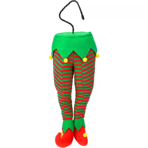 Hopearl Plush Elf Legs Pendant for Christmas Tree Decor Stuffed Legs Stick Stuck in Tree for Home Party Fireplace Ornaments Bendable Stick Pick Accent 20Hopearl Plush Elf Legs Pendant for Christmas Tree Decor Stuffed Legs Stick Stuck in Tree for Home Party Fireplace Ornaments Bendable Stick Pick Accent 20