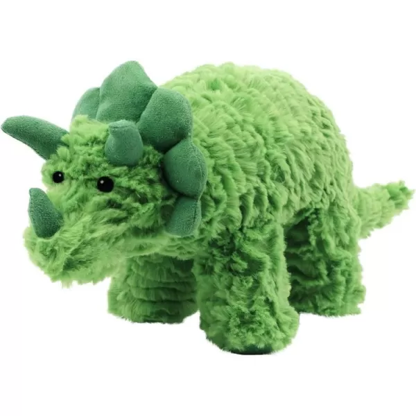 Hopearl Adorable Plush Frog Toy Floppy Ultra Soft Stuffed Animal for Boys Girls Kids Toddlers Green 1507 Green Triceratops