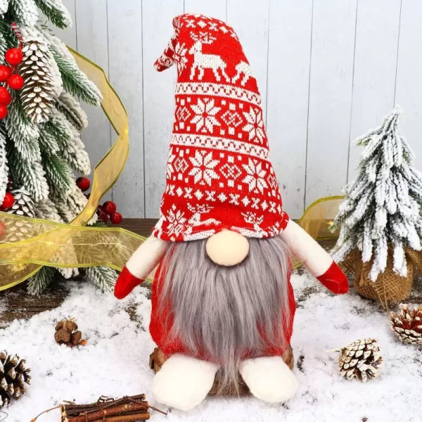 Hopearl Christmas Gnome Figurines Plush Swedish Tomte Nisse Handmade Elf Santa Claus Home Desktop Collectible Doll Stuffed Decor Holiday Party Supplies Table Ornament Red 16Hopearl Christmas Gnome Figurines Plush Swedish Tomte Nisse Handmade Elf Santa Claus Home Desktop Collectible Doll Stuffed Decor Holiday Party Supplies Table Ornament Red 16