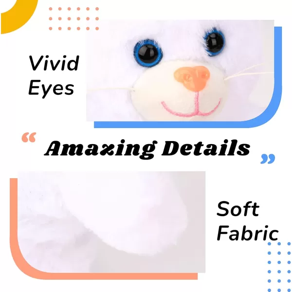 imageHopearl Talking Kitty Singing Cat Repeats What You Say Walking Electric Interactive Animated Toy Speaking Plush Buddy Gifts for Toddlers White 8