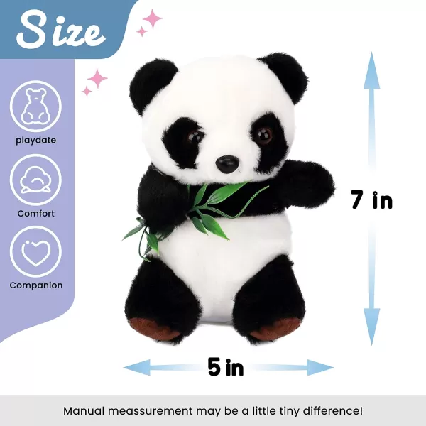 imageHopearl Talking Panda Repeats What You Say Nodding Electric Interactive Animated Toy Speaking Plush Buddy Gifts for Toddlers 7