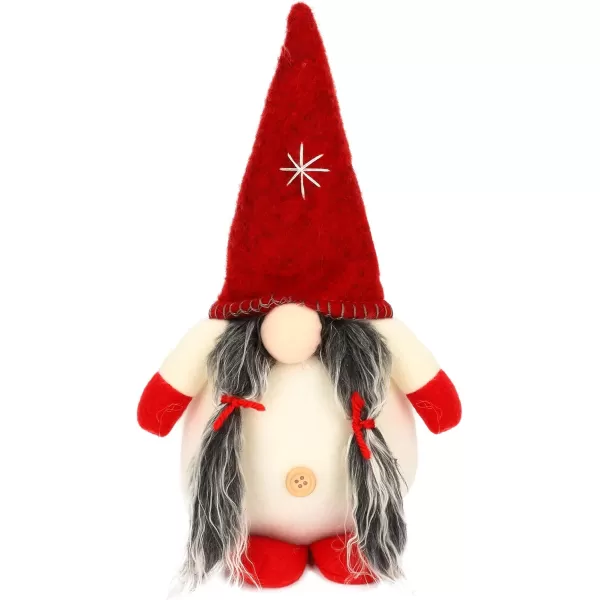 imageHopearl 3 Pcs Christmas Gnomes Set Plush Swedish Tomte Nisse Figurines Handmade Santa Claus Elf Home Desktop Collectible Doll Stuffed Decor Holiday Party Supplies Table Ornament 11