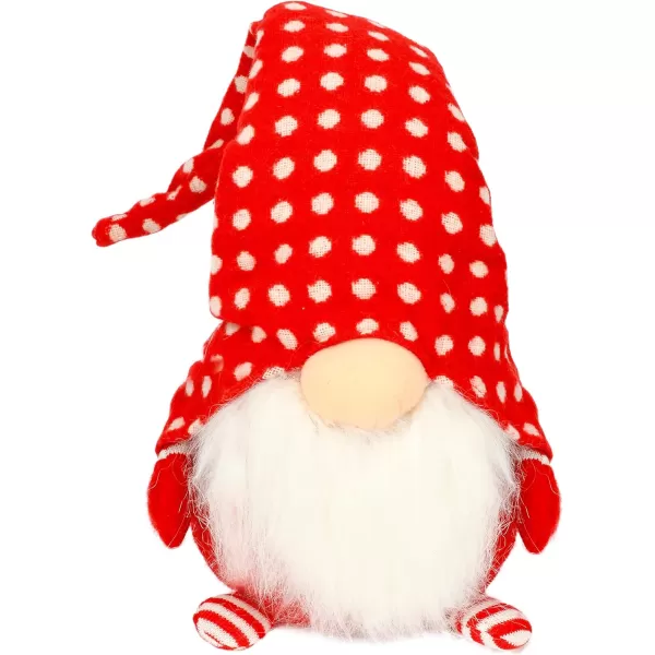 imageHopearl Large Christmas Gnome Figurines Plush Swedish Tomte Nisse Handmade Elf Santa Claus Home Desktop Collectible Doll Stuffed Decor Holiday Party Supplies Table Ornament Red 21