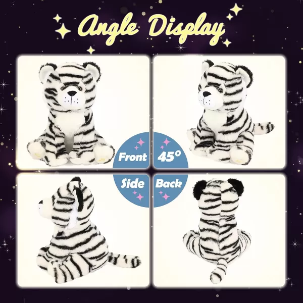 imageHopearl LED Plush Tiger Lighting Up Stuffed Jungle Animal Floppy Toy Night Lights Glow in The Dark Birthday Festival for Toddlers Boys Girls 11