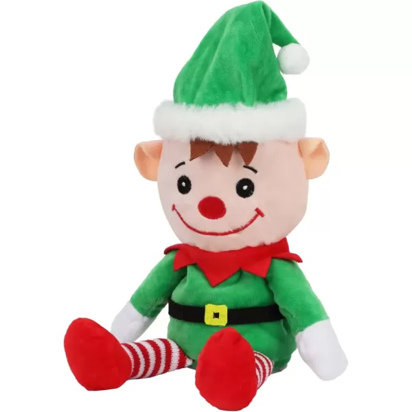 imageHopearl Talking Elf Repeats What You Say Lighting up Nodding Electric Speaking Interactive Animated Toy Gifts for Toddlers 8