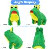 imageHopearl Hopping Rabbit Interactive Electronic Pet Plush Bunny Toy with Sounds and Movements Animated Walking Wiggle Ears Twitch Nose Gifts for Toddlers Birthday Gray 7Frog