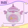 imageHopearl Butterfly Plush Toy Adorable Pillow Stuffed Animal Smooth Plushies Pillow Cute Get Well Soon Gift Soft Toy for KidsUnicorn