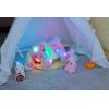 imageHopearl LED Stuffed Rabbit Lighting Up Bunny Plush Toy Playset Mommy with 3 Babies in her Tummy Lullaby Animated Soothe for Mom Kids Toddler Girls Rainbow 12BunnyLED  Music