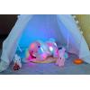 imageHopearl LED Stuffed Rabbit Lighting Up Bunny Plush Toy Playset Mommy with 3 Babies in her Tummy Lullaby Animated Soothe for Mom Kids Toddler Girls Rainbow 12BunnyLED  Music