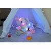imageHopearl LED Stuffed Rabbit Lighting Up Bunny Plush Toy Playset Mommy with 3 Babies in her Tummy Lullaby Animated Soothe for Mom Kids Toddler Girls Rainbow 12ElephantLED no music