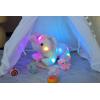 imageHopearl LED Stuffed Rabbit Lighting Up Bunny Plush Toy Playset Mommy with 3 Babies in her Tummy Lullaby Animated Soothe for Mom Kids Toddler Girls Rainbow 12ElephantLED no music