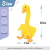 imageHopearl Glowing Dancing Duck Toy Repeats What You Say Talking Duckling Toy Wriggle Singing Mimicking Twisting Light Up Interactive Animated Toy Speaking Plush Gift for Kids Yellow 13
