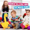 imageHopearl Glowing Dancing Duck Toy Repeats What You Say Talking Duckling Toy Wriggle Singing Mimicking Twisting Light Up Interactive Animated Toy Speaking Plush Gift for Kids Yellow 13