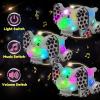 imageHopearl Lighting Up Elephant with Pockets Stuffed Animal with 6 Pcs Random Tiny Toys Gifts Floppy LED Plush Toy Night Lights Glow Pillow Birthday Gifts for Kids Toddler Girls Boys