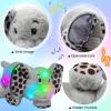 imageHopearl Lighting Up Elephant with Pockets Stuffed Animal with 6 Pcs Random Tiny Toys Gifts Floppy LED Plush Toy Night Lights Glow Pillow Birthday Gifts for Kids Toddler Girls Boys