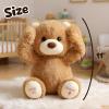 imageHopearl Peek A Boo Bear Interactive Repeats What You Say Plush Teddy Bear Toy Musical Singing Talking Stuffed Animal Adorable Electric Animate Gift for Toddlers Brown 11Bear