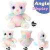 imageHopearl Singing Baby Cat with Big Light up Eyes Glowing Shaking Dancing Plush Toy Kitty Interactive Stuffed Animal Kitten Early Learning Gifts for Toddlers White 8