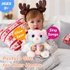 imageHopearl Singing Baby Cat with Big Light up Eyes Glowing Shaking Dancing Plush Toy Kitty Interactive Stuffed Animal Kitten Early Learning Gifts for Toddlers White 8
