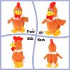 imageHopearl Talking Chicken Repeats What You Say Walking Chick Electric Interactive Animated Toy Speaking Plush Buddy Gifts for Toddlers Birthday 9Chicken