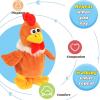 imageHopearl Talking Chicken Repeats What You Say Walking Chick Electric Interactive Animated Toy Speaking Plush Buddy Gifts for Toddlers Birthday 9Chicken