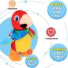 imageHopearl Talking Chicken Repeats What You Say Walking Chick Electric Interactive Animated Toy Speaking Plush Buddy Gifts for Toddlers Birthday 9Parrot 02