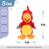 imageHopearl Talking Chicken Repeats What You Say Walking Chick Electric Interactive Animated Toy Speaking Plush Buddy Gifts for Toddlers Birthday 9Parrot 01