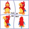 imageHopearl Talking Chicken Repeats What You Say Walking Chick Electric Interactive Animated Toy Speaking Plush Buddy Gifts for Toddlers Birthday 9Parrot 01