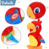 imageHopearl Talking Chicken Repeats What You Say Walking Chick Electric Interactive Animated Toy Speaking Plush Buddy Gifts for Toddlers Birthday 9Parrot 01