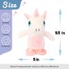 imageHopearl Talking Chicken Repeats What You Say Walking Chick Electric Interactive Animated Toy Speaking Plush Buddy Gifts for Toddlers Birthday 9Unicorn