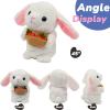 imageHopearl Talking Elephant Repeats What You Say Nodding Electric Interactive Animated Toy Speaking Plush Buddy Gift for Toddlers Grey 8Bunny