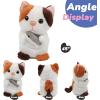 imageHopearl Talking Elephant Repeats What You Say Nodding Electric Interactive Animated Toy Speaking Plush Buddy Gift for Toddlers Grey 8Cat