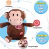 imageHopearl Talking Elephant Repeats What You Say Nodding Electric Interactive Animated Toy Speaking Plush Buddy Gift for Toddlers Grey 8Elegant