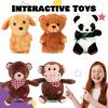 imageHopearl Talking Elephant Repeats What You Say Nodding Electric Interactive Animated Toy Speaking Plush Buddy Gift for Toddlers Grey 8Elegant