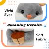 imageHopearl Talking Elephant Repeats What You Say Nodding Electric Interactive Animated Toy Speaking Plush Buddy Gift for Toddlers Grey 8Hamster