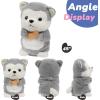 imageHopearl Talking Elephant Repeats What You Say Nodding Electric Interactive Animated Toy Speaking Plush Buddy Gift for Toddlers Grey 8Husky