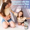 imageHopearl Talking Elephant Repeats What You Say Nodding Electric Interactive Animated Toy Speaking Plush Buddy Gift for Toddlers Grey 8Husky