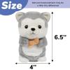 imageHopearl Talking Elephant Repeats What You Say Nodding Electric Interactive Animated Toy Speaking Plush Buddy Gift for Toddlers Grey 8Husky