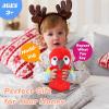 imageHopearl Talking Elephant Repeats What You Say Nodding Electric Interactive Animated Toy Speaking Plush Buddy Gift for Toddlers Grey 8Parrot