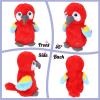 imageHopearl Talking Elephant Repeats What You Say Nodding Electric Interactive Animated Toy Speaking Plush Buddy Gift for Toddlers Grey 8Parrot