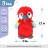 imageHopearl Talking Elephant Repeats What You Say Nodding Electric Interactive Animated Toy Speaking Plush Buddy Gift for Toddlers Grey 8Parrot