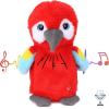 imageHopearl Talking Elephant Repeats What You Say Nodding Electric Interactive Animated Toy Speaking Plush Buddy Gift for Toddlers Grey 8Parrot