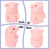 imageHopearl Talking Elephant Repeats What You Say Nodding Electric Interactive Animated Toy Speaking Plush Buddy Gift for Toddlers Grey 8Pig