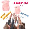 imageHopearl Talking Elephant Repeats What You Say Nodding Electric Interactive Animated Toy Speaking Plush Buddy Gift for Toddlers Grey 8Pig